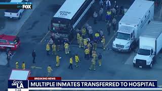 LA County Mens Central Jail in LA Hazmat Incident 102924 breakingnews california fentanyl [upl. by Fanestil]