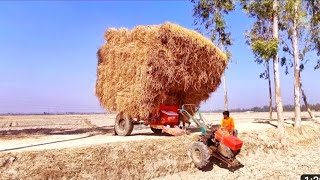 Power Tiller Trolley Over Loaded Performance Village Road  Best power tiller drive skills  ep 35 [upl. by Nirhtak]