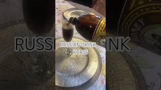 kvass is a traditional beverage made from rye breadkvass russiandrinkshortvideo [upl. by Kolnos]