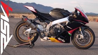 Aprilia RSV4 Track Review [upl. by Leirbag576]