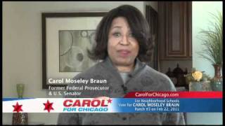 Carol Moseley Braun Education Ad [upl. by Gearhart]