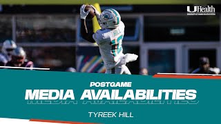 Tyreek Hill meets with the media  Miami Dolphins [upl. by Medea]