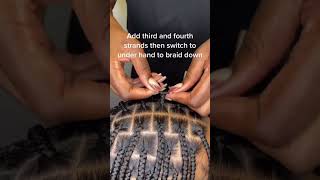 How To Start Knotless Braids [upl. by Mariano767]