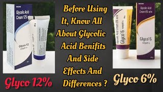 Glyco 6 Cream amp Glyco 12 Cream Uses And Side Effects viral glycolicacid skincare telugu acne [upl. by Phio]