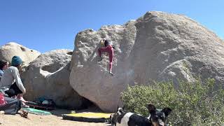 Bishop Bouldering  Robinson’s Rubber Tester V0 [upl. by Rennerb]