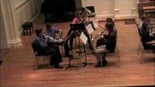 2010 Brass Quintet Four Dances from Terpsichore by Praetoriusm4v [upl. by Enyaz]