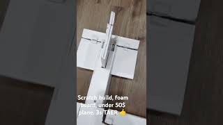 electric RC plane scratch build RC plane foam board plane [upl. by Culver]