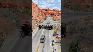 Realistic Highway Car Crashes 82  BeamNGdrive [upl. by Trebeh441]