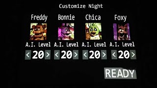 How To Beat Fnaf 1 420 Mode in ONE ATTEMPT Easy Strategy 2022 Check Description [upl. by Neros67]