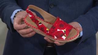 Franco Sarto Slingback Espadrille Wedges  Leanne on QVC [upl. by Brena]