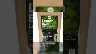 Lemon Balm Herbal Tea Melissa Officinalis Caffeine Free Balm Leaf Cut and Sifted 1lb 16Oz U S We [upl. by Goulette]