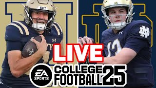 Notre Dame at Navy  102624 Simulation EA College Football 25 [upl. by Radloff973]