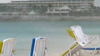 Jetblast on Maho beach Sint Maarten [upl. by Aleen419]