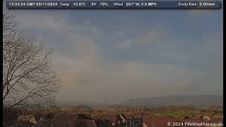 5 November 2024  Lochgelly WeatherCam Timelapse [upl. by Htesil744]