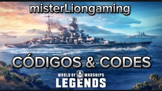 CÓDIGOS WORLD OF WARSHIPS LEGENDS  CÓDIGOS WOW LEGENDS  WORLD OF WARSHIPS LEGENDS CODES  WOW CODE [upl. by Kcarb]