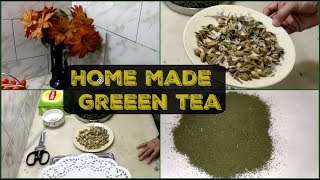 How To Make Homemade Green Tea  caffeine free refresh  Easy  economic  Kitchen Lazzat [upl. by Olimpia712]