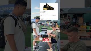 Buying multiple Jordan 4 Retros at Sneakercon Brooklyn sneakerhead buying reselling jordans [upl. by Gelasias]