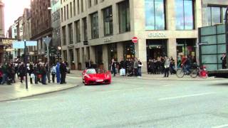 Ferrari F430 Spider Powerslide  LOUD Acceleration  Flat Out In City  1080p HD [upl. by Tacy639]