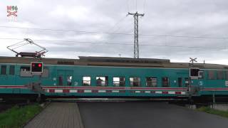 Železniční přejezd Lysá nad Labem 3 P2922  1642016  Czech railroad crossing [upl. by Nylireg891]