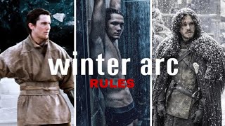 Winter Arc  6 RULES  To Became unbeatable [upl. by Cohn]