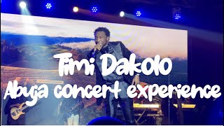 Timi Dakolo  Live in Abuja concert experience TimiDakolo Abuja [upl. by Clayton]