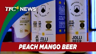 Peach mango beer FilAm Brew Bros gumawa ng Jolli Beer  TFC News California USA [upl. by Hgielsa955]