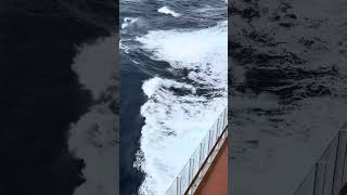 POCruises Arvia rough crossing the Bay of Biscay 02092024 [upl. by Dnaltiak]