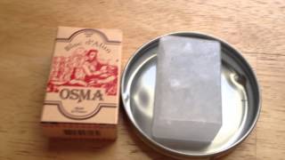 OSMA Alum Block Review Wet Shaving GOLD [upl. by Garson]