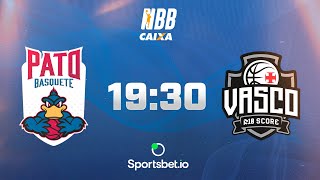 🦆Pato Basquete X R10 Score Vasco da Gama💢  NBB CAIXA 20232024  15012024  Ao vivo e com imagens [upl. by Bently]