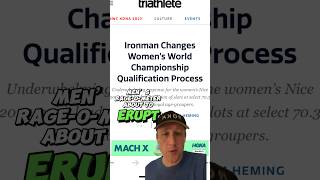 IRONMAN qualification CHANGING for women’s championship race in Nice ironmantriathlon triathlon [upl. by Kcirred]