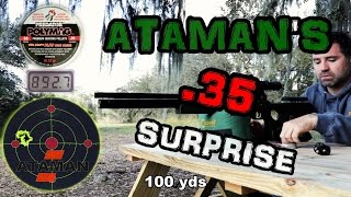 Ataman M2R 35 Air Rifle  Accuracy TESTED  50 amp 100 Yards  FULL REVIEW  PCP Ballistic Gel [upl. by Vernor]