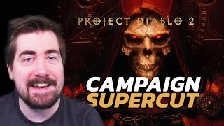 Diablo 2 with PoE Endgame  Project D2 campaign supercut [upl. by Ydniahs]