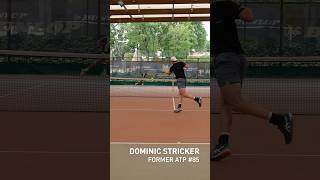 Dominic Strickers power in practice ⚡🔥 tennis tennislove tennispro tennisacademy [upl. by Namlaz]