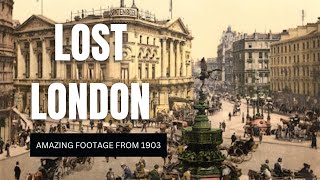 Colourise Version of Old London Street Scenes 1903 Restored london archive history london [upl. by Inal]