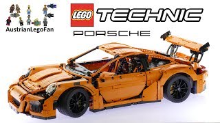 Lego Technic 42056 Porsche 911 GT3 RS  Lego Speed Build Review [upl. by Oswin]