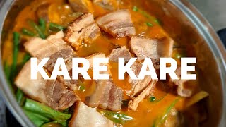 Easy Kare Kare Recipe Pagkaing Pinoy [upl. by Bergwall376]