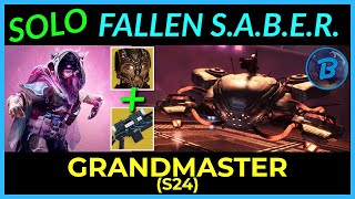 SOLO Fallen SABER  Grandmaster Nightfall Platinum Rewards [upl. by Cleaves]