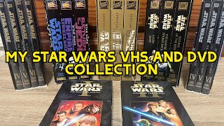 My Star Wars VHS and DVD Collection [upl. by Cleodal987]