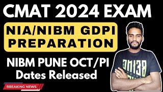 NIBM Pune OCTPI 2024 Dates Released I NIANIBM Pune GDPI Complete Course I Important Topics GDPI [upl. by Beverie]