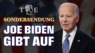 Joe Biden gibt auf Tichys Einblick Spezial mit Susanne Heger [upl. by Dragde]