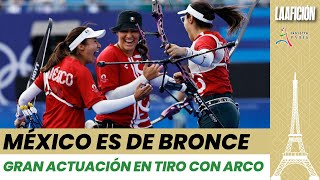 Equipo femenil de tiro con arco da la primera medalla a México en París 2024 [upl. by Schlesinger]