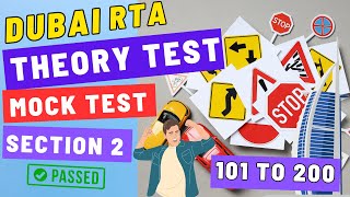 Rta Theory test Questions and Answers  Dubai driving school  Section 2 [upl. by Krid943]