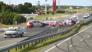 Highlights of Lithuanian Touring Car championship RACE 2 in Palanga [upl. by Attenrad]