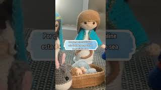 Cómo tejer pesebre amigurumi crochet amigurumis manualidades hechoamano [upl. by Ulland]