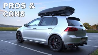 ROOFTOP CARGO BOX PROS AND CONS [upl. by Petunia]