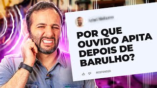 Por que OUVIDO APITA depois de BARULHO Iberê responde [upl. by Temirf]