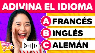 Escucha y Adivina el Idioma 🔊🗣️🤔  Reto PlayQuiz Trivia  Test de lenguas  Quiz Cultura General [upl. by Adnana419]