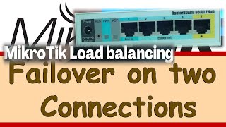 Auto failover in Mikrotik Router connection1 and connection2 [upl. by Meier603]