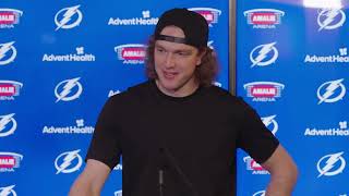 Andrei Vasilevskiy  Exit Interview  1052024 [upl. by Emlynn]