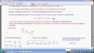 22formalisme de Lagrange contraintes et coordonnées généralisées [upl. by Adar]